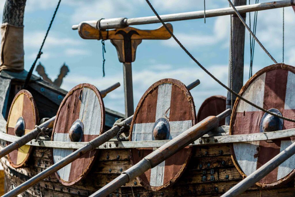 Norwegian viking boat